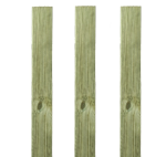 TAVOLA PER RECINZIONE PIALLATA IMPREGNATA IN AUTOCLAVE CON TESTA ARROTONDATA KCB 15x95x1500 mm - VERDE 2770010116210