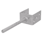 SUPPORTO DI FISSAGGIO TIPO U CON ANCORAGGIO SUKI INTERNATIONAL 81X100X60X200X5.0mm ZINCATO A CALDO 4004575260858