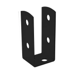 SUPPORTO PER PILASTRI GRUNDLINE 45X45X100X2mm NERO 49400453_zb