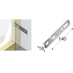 Piastra di giunzione telai Suki International 140x18x1.2mm zincata 4004575223938