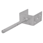SUPPORTO DI FISSAGGIO TIPO U CON ANCORAGGIO SUKI INTERNATIONAL 91X200X4mm ZINCATO A CALDO 4032526124829