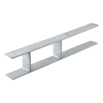 SUPPORTO DI FISSAGGIO TIPO H SUKI INTERNATIONAL 91X195X600X5mm ZINCATO A CALDO 4032526124904