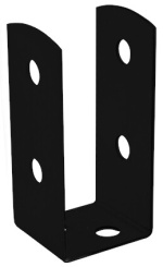 SUPPORTO PER PILASTRI GRUNDLINE 45X45X100X2mm NERO 5907708182807